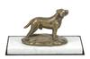 Labrador Retriever - dog figurine, statue on white marble, trophy for Art-Dog dog show exhibition
