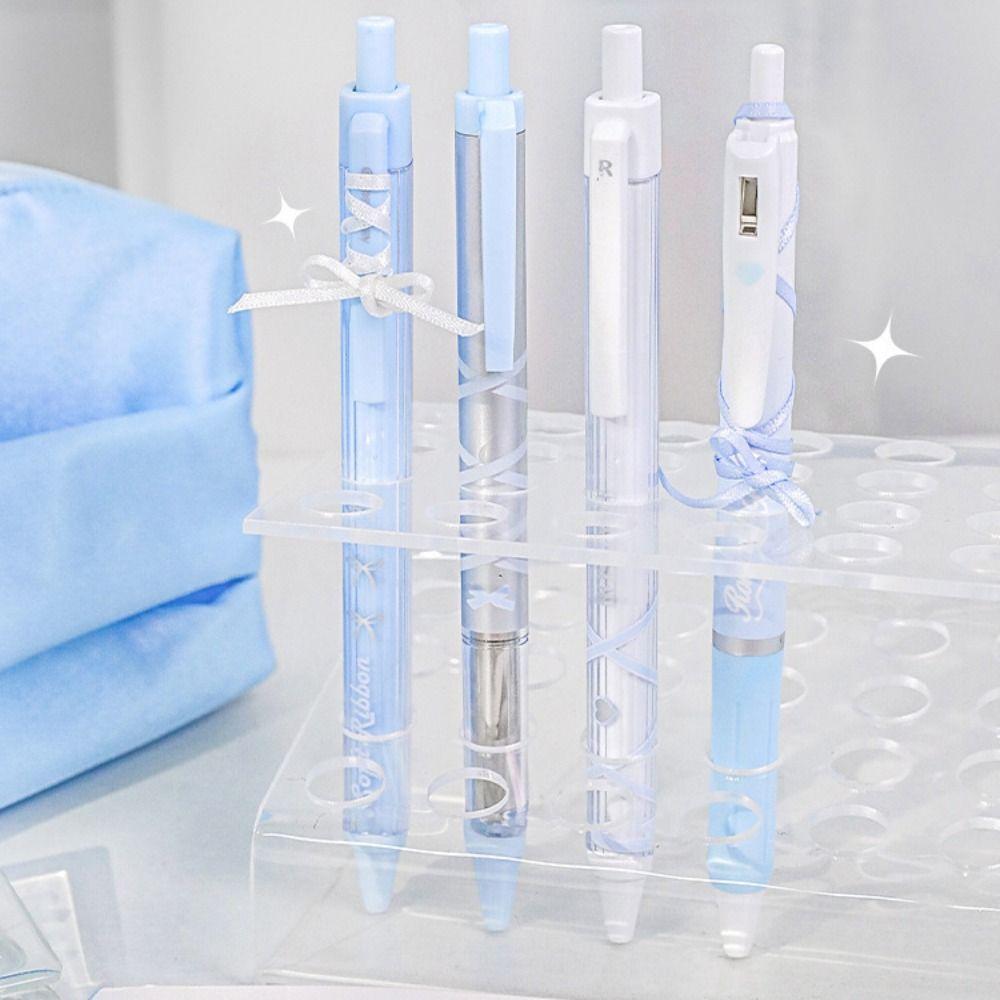 4Pcs/set Stationery Gel Pens Set 0.38mm/0.5mm Neutral Pen Set New Black Ink Press Gel Pen