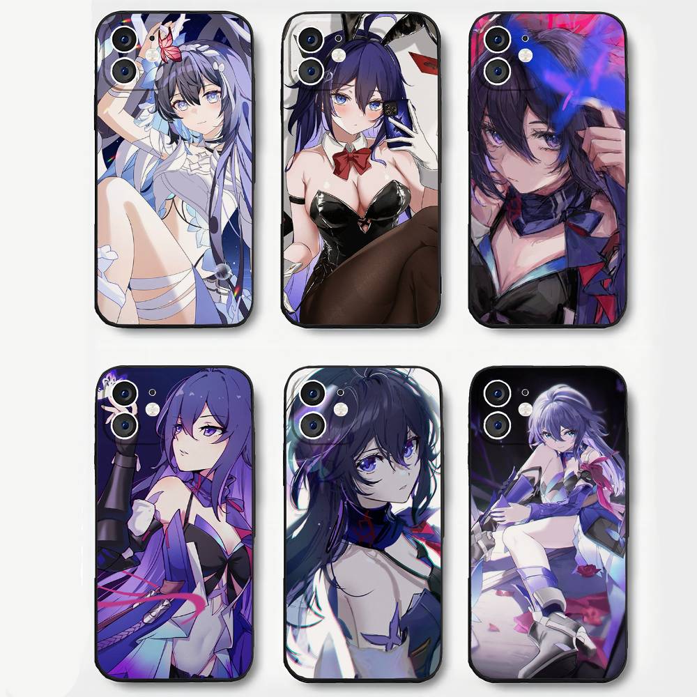 Чехол для телефона Honkai Star Rail с персонажем Зеле, анимированный, для iPhone 17 Air 16 15 14 13 Pro Max 11 12, Черный силиконовый чехол