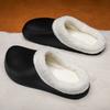 Winter Men's Warm Cotton Slippers Plush Slides Outdoor Indoor Warm Shoes Men Women Home Bedroom Cotton Slippes Big Size 46-47