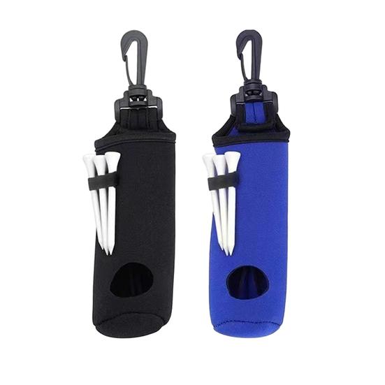 Сумка для хранения мячей для гольфа с держателем футболки, брелок большой емкости, зажим для ремня, портативная сумка для переноски мячей для гольфа