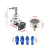 Adjustable Fuel Pressure Regulator with Gauge Kit Aluminum Vehicle Refitting Fuel Supercharger Regulating Valve