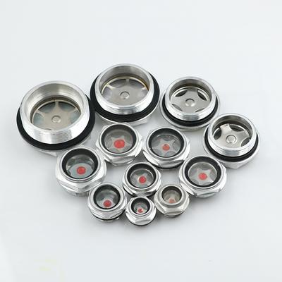 1 шт., масляное окно из алюминиевого сплава, высокотемпературная прессовая посадка, масляный прицел, шестигранное винтовое алюминиевое масляное зеркало