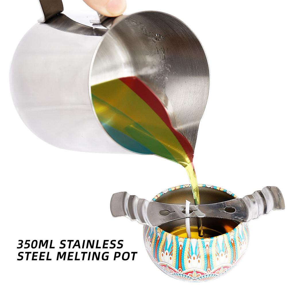 Aoresac Набор для изготовления ароматических свечей с полными принадлежностями для изготовления свечей для детей, взрослых, начинающих, сделай сам