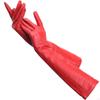 High Quality Ladies Color Lambskin Leather Gloves Length 47cm Winter Warm Fashion Long Gloves