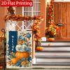 2D Flat - 2D Flat Welcome Autumn Pumpkin Thanksgiving Garden Flag X 2 (2) Outdoor Garden Flag Double-Sided Home Decoration Courtyard Decoration Outdo