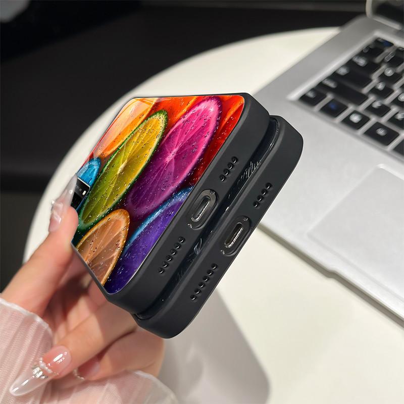For Huawei P Smart 2021 Phone Case Trendy Fantasy Design Tempered Glass Bumper For Huawei Y7A PPA-LX3 PPA-LX1 PPA-LX2 Back Cover