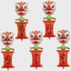 Lion Dance Fortune Cat алюминиевый набор воздушных шаров - Caiqing Couplet & Awakening Lion Head Design