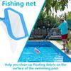 Deep Water Cleaning : Swimming Pool Specific Reinforced Encrypted Leaf Net, Easy To Salvage, Efficient Filtration Of Surface Debris!