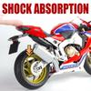1/9 Масштаб Мотоцикл Honda CBR 1000RR HRC Игрушка для Детей Гоночная Модель Литой Миниатюрный Большой Размер Со Светом Коллекционный Подарок Мальчику Ребенку