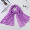 Muslim Fashion Women Crinkle Hijab Scarf Soft Solid Head Scarves Turban Shawls and Wraps Hijab Femme Musulman Kopftuch