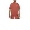 Футболка ACG Solid Color Crew Neck Short Sleeve для мужчин, красно-коричневая, DJ3642-670