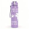 1PC Thin Line Deer Antler Sketch Print 750ml Color Plastic Sports Water Bottle Leakproof Flip Straw Lid Suitable for Sports Office Home Use
