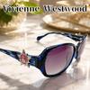 Б/у Трудно достать Солнцезащитные очки Vivienne Westwood Orb Звезда Сердце Солнцезащитные очки Vivienne Westwood