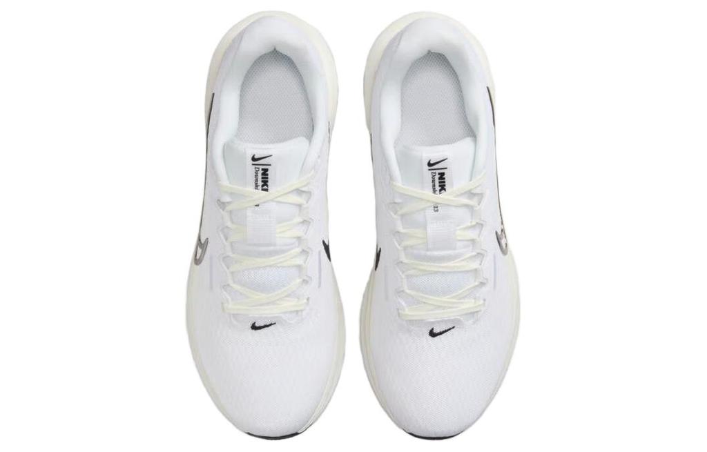 Nike Downshifter 13 Белый Черный Парусный Металлический Серебристый (Женский)