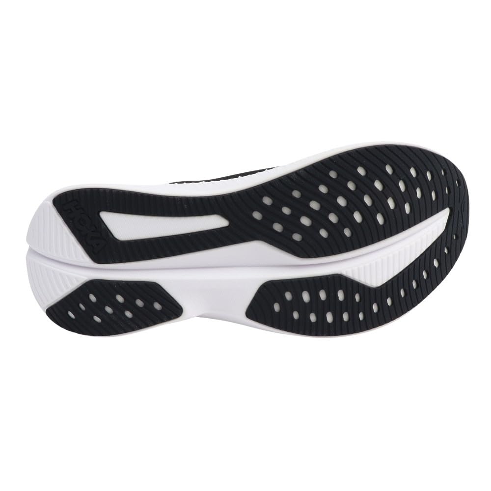 HOKA Mach 6 Regular Running Size Black and Shoes, Women's, 24.5, White, 1147810-BWHT