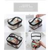 Clear Multi-function Waterproof Toiletry Case PVC Travel Pouch Cosmetic Bag