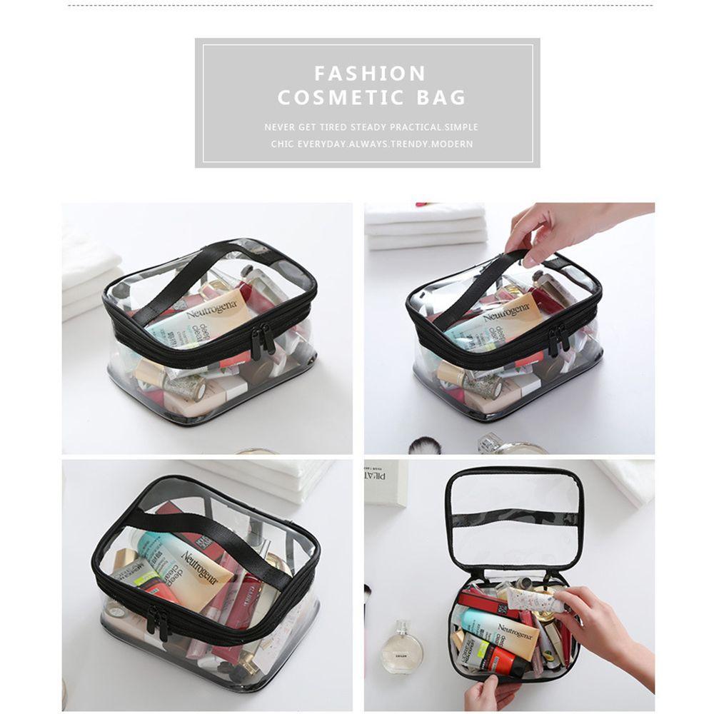 Clear Multi-function Waterproof Toiletry Case PVC Travel Pouch Cosmetic Bag