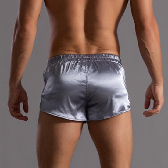 Мужские шорты с эластичной талией и средней посадкой, однотонные, свободного кроя, повседневные, для домашнего стиля, универсальные, для дома