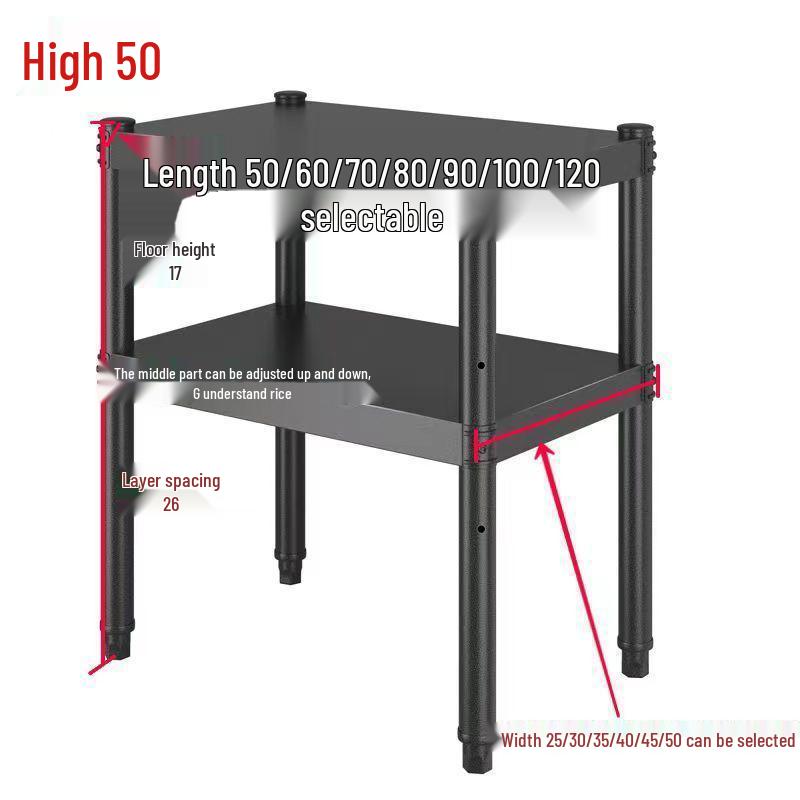 Многоярусный напольный стеллаж для кухни, склада или балкона