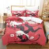 Комплект постельного белья Helltaker Single Twin Full Queen King Size Bed Set Aldult Kid Bedroom Duvetcover Sets Anime Parure de lit Bed