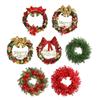 Рождественский венок Настенное украшение Праздничный декоративный венок для входной двери, каминов, стены Украшение для рождественской вечеринки