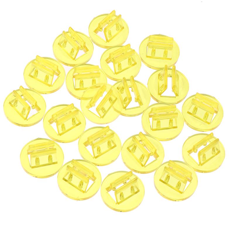 20 шт./лот прозрачная пластиковая подставка для карточек для настольных игр держатель для карт игровые аксессуары