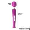 Огромные вибраторы Magic Wand для женщин, USB-зарядка, большая AV-палка, массажер для точки G, стимулятор клитора