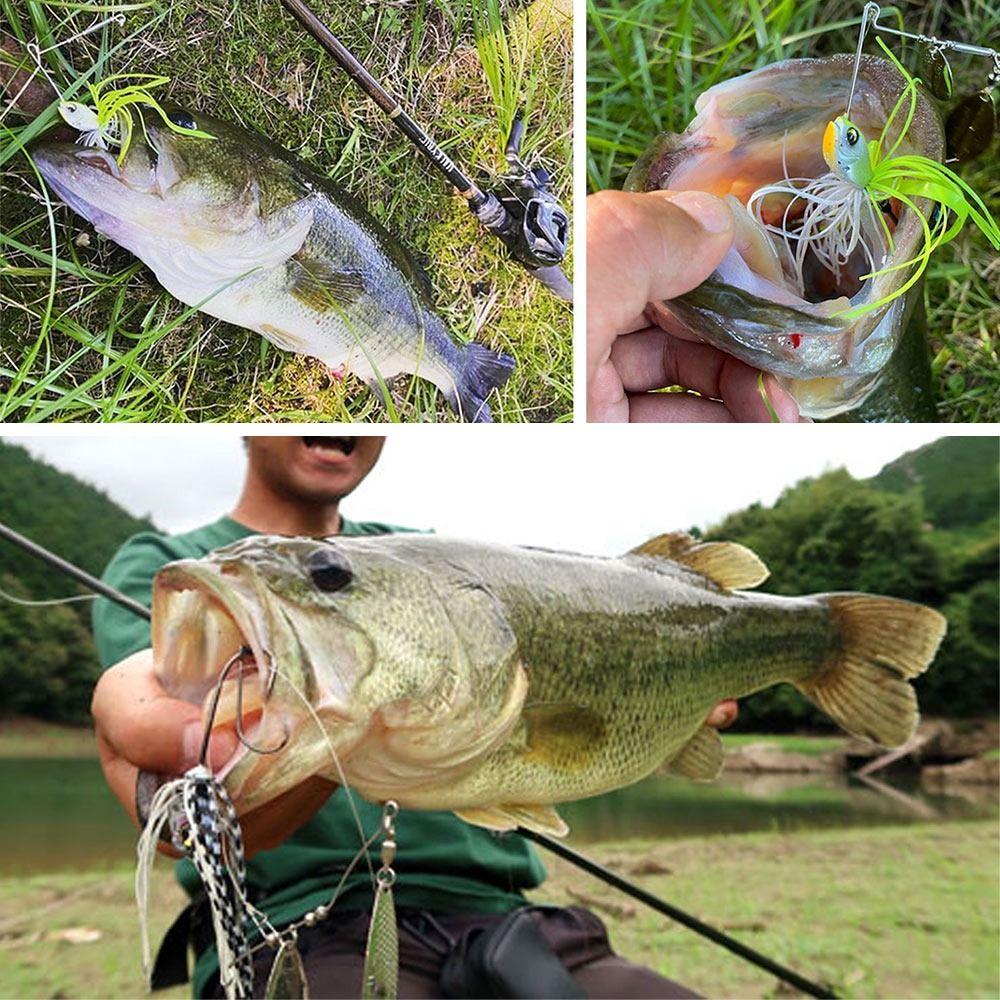 18 г 1 шт юбка спиннинг лезвия соленая вода японская приманка карповая ловля Pesca 9020 спиннербейт резиновая металлическая джиг-головка с силиконом
