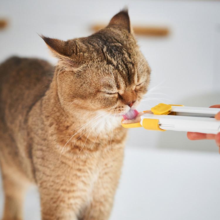 Легкий набор для кормления собак и кошек Ложка Churu + Палочка из чистого тунца (Тунец и куриная грудка_20 шт.) набор