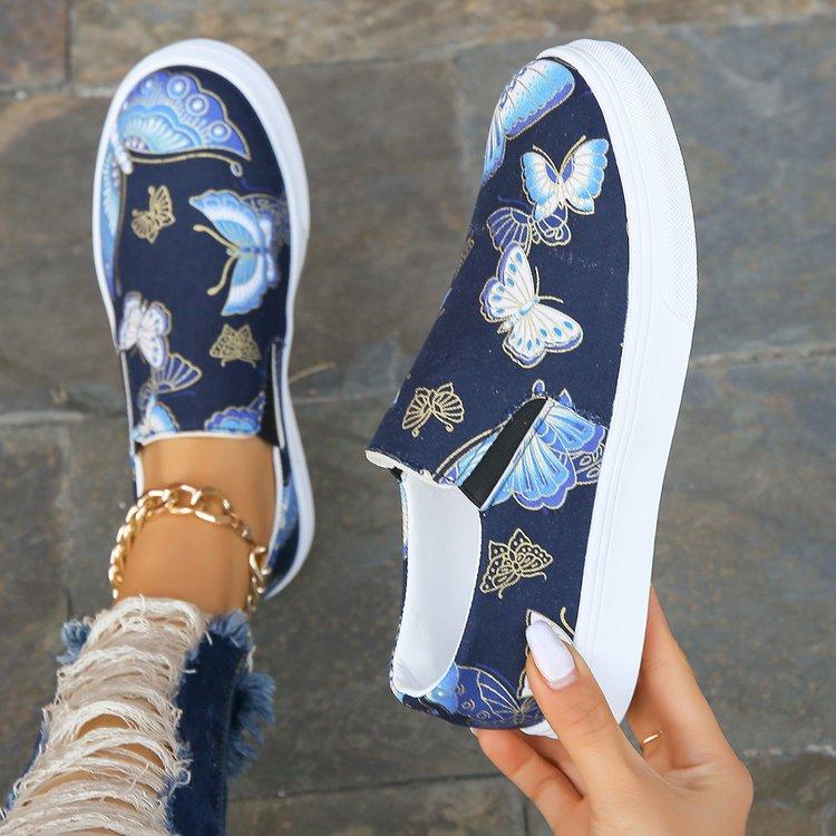 Женские мокасины с принтом на плоской подошве, туфли на платформе, весна 2024, кроссовки, повседневная спортивная обувь, женская модная дизайнерская обувь для ходьбы и бега