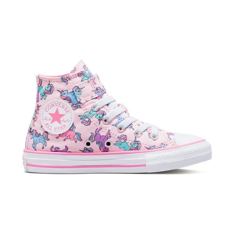 Converse All Star Durable High Top Canvas Shoes Kids Sneakers Pink Blue A01673C