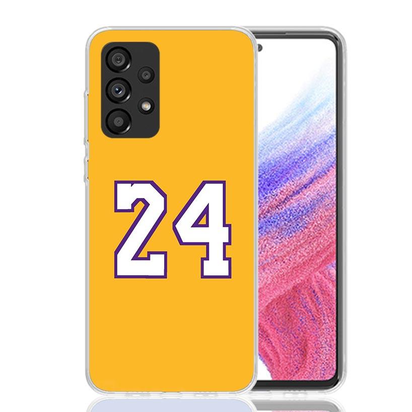 Чехол для телефона с номером 23 24 8 для Basketball для Samsung Galaxy A13 A14 A15 A16 A17 A53 A54 A55 A56 A33 A34 A35 A36 A23 A24 A25 A26 A05S