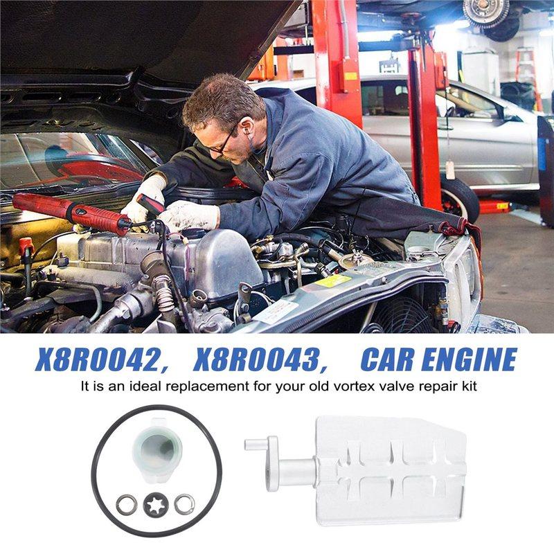 X8R0042 X8R0043 1 Set Car Engine Intake Manifold Valve Swirl Flap Repair Kit for Disa M54 3.0 Ltr