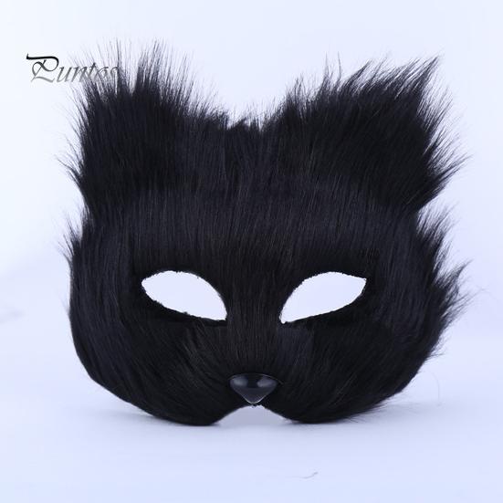 Маска с длинношерстной лисой, изысканная загадочная маска для мужчин и женщин, маска с лисой, костюм для вечеринок, карнавал, маска на Хэллоуин