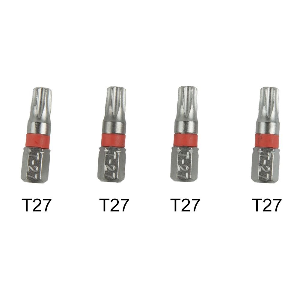 Screwdriver Bit 25mm 4Pc Hex Shank Screw Driver Bit