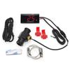 Mini Meter Thermometer Motorcycle KOSO Water Temperature Gauge for XMAX300 CB400 MT 07 09 + Koso Temperature Sensor