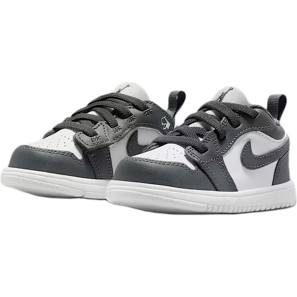 Air Jordan 1 Low ALT TD Железно-серые детские кроссовки Summit-White DR9747-044