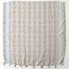 Four Seasons Cotton And Hemp Texture Scarf Small Fresh Solid Color Circle Bohemian Tassel Silk Scarf Shawl For Women