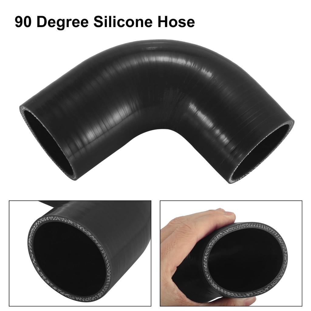 X AUTOHAUX Silicone Hose, Silicone Pipe, Radiator Hose, Elbow 90 Degree, Inner Diameter 2.2