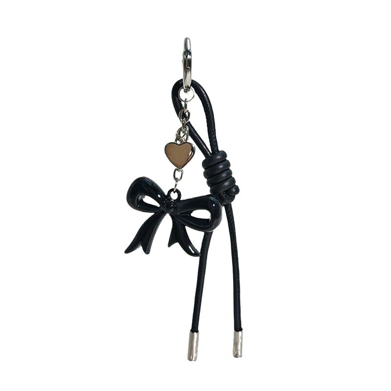 Креативный бант, плетеная веревка в форме сердца, подвеска для украшения сумки, аксессуар для ключей