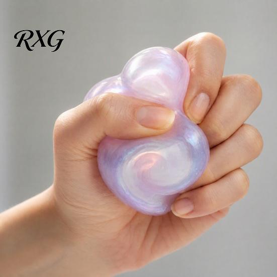 Hand Relaxation Tools Cloud Shaped Stress Relief Toy, Mini Squeezable Fidget Calming Toys Soft Sensory Ball for Kids Teens Adults Squeeze Toy