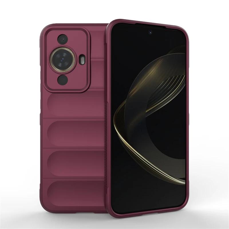 Чехол для Huawei Nova 12S 12 S 4g Чехол-накладка на заднюю панель Ударопрочные Бронированные Чехлы для Телефона Жидкий Силикон Противоударный Funda Coque