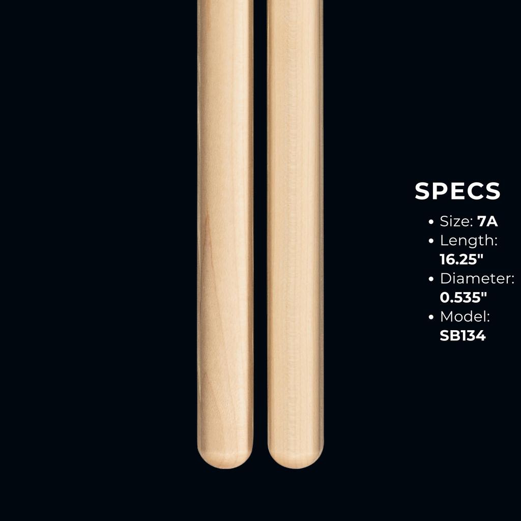 MEINL Stick Brush Meinl Drumstick HYBRID Maple Hybrid Tip 7A SB134 x & (413 13.6mm) []