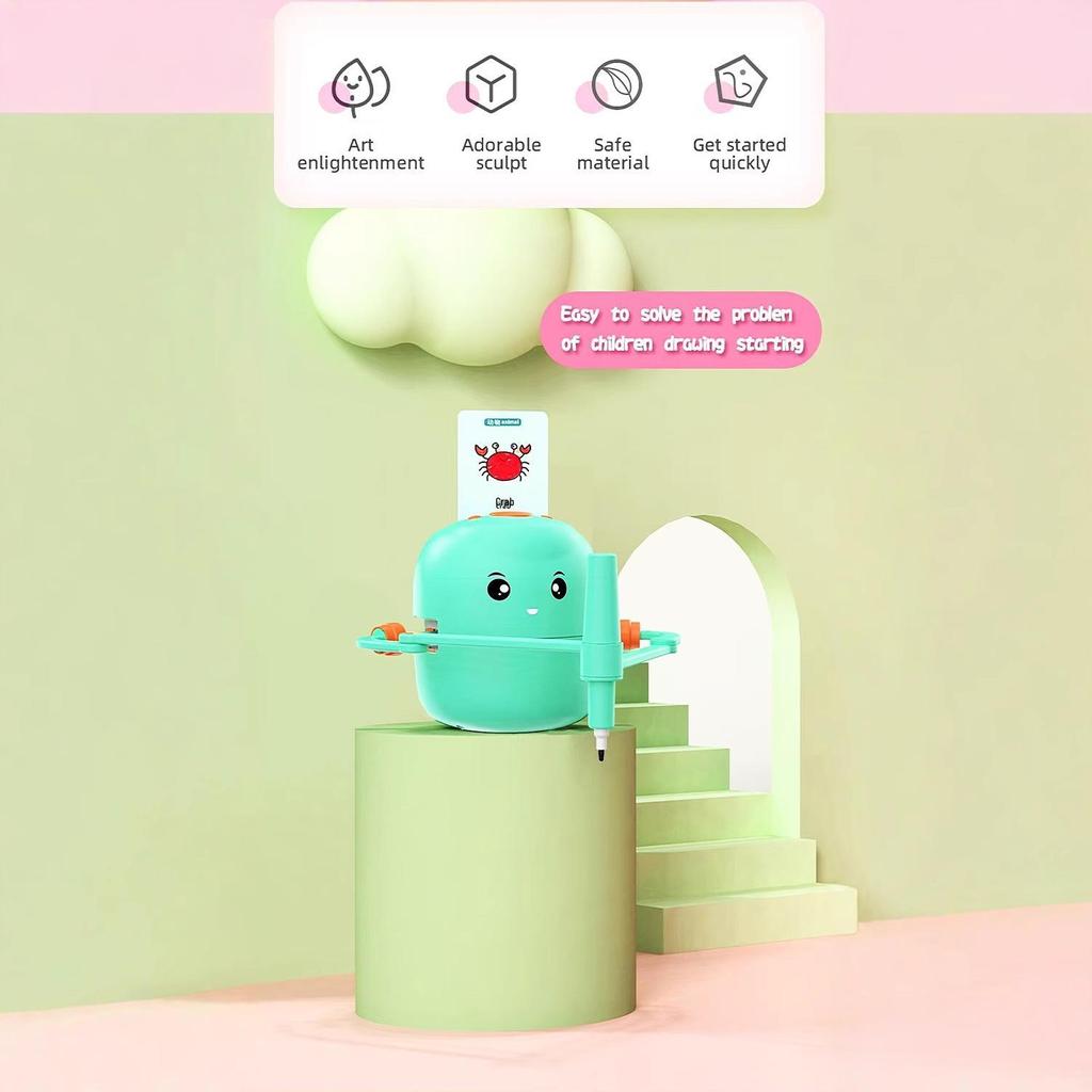 Трансграничный умный робот для рисования: Образовательный инструмент для художественного развития в раннем детстве