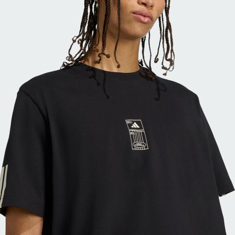 adidas SS25 СТАДИОННЫЙ БИЛЕТ СВОБОДНАЯ Футболка Мужская JM6474