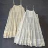 Summer New Women Casual Dresses Johnature Sweet Mori Japanese Loose Slip Dress Patchwork Lace Cotton Render Cake
