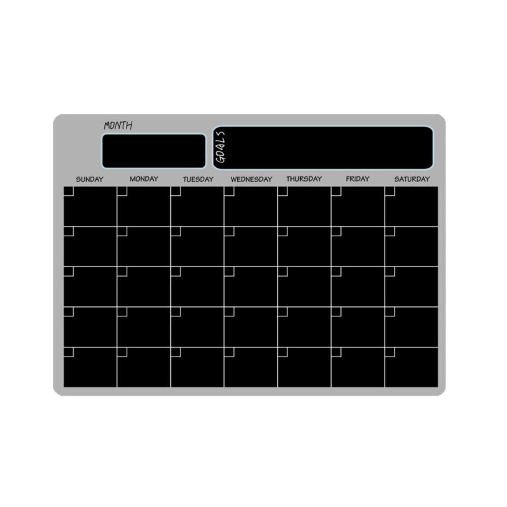 Erasable Monthly Calendar Memo Message Note Soft Magnetic Fridge Calendar Kitchen