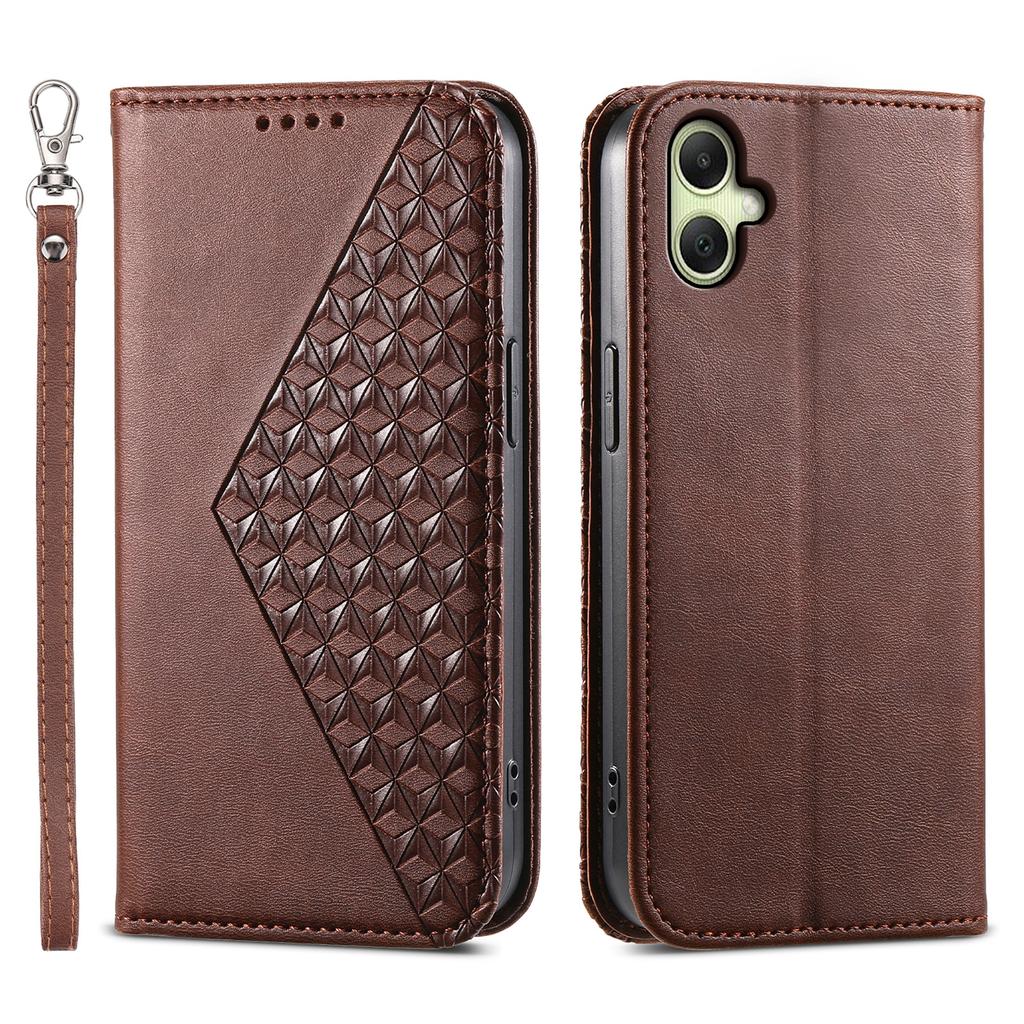 Чехол для Samsung Galaxy A06 4G из ПУ кожи с текстурой теленка и кошельком