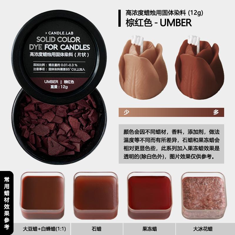 Нетоксичный твердый хлопьевидный краситель для свечей DIY (для соевого, пчелиного, парафинового и гелевого воска) - Многоцветный пигмент